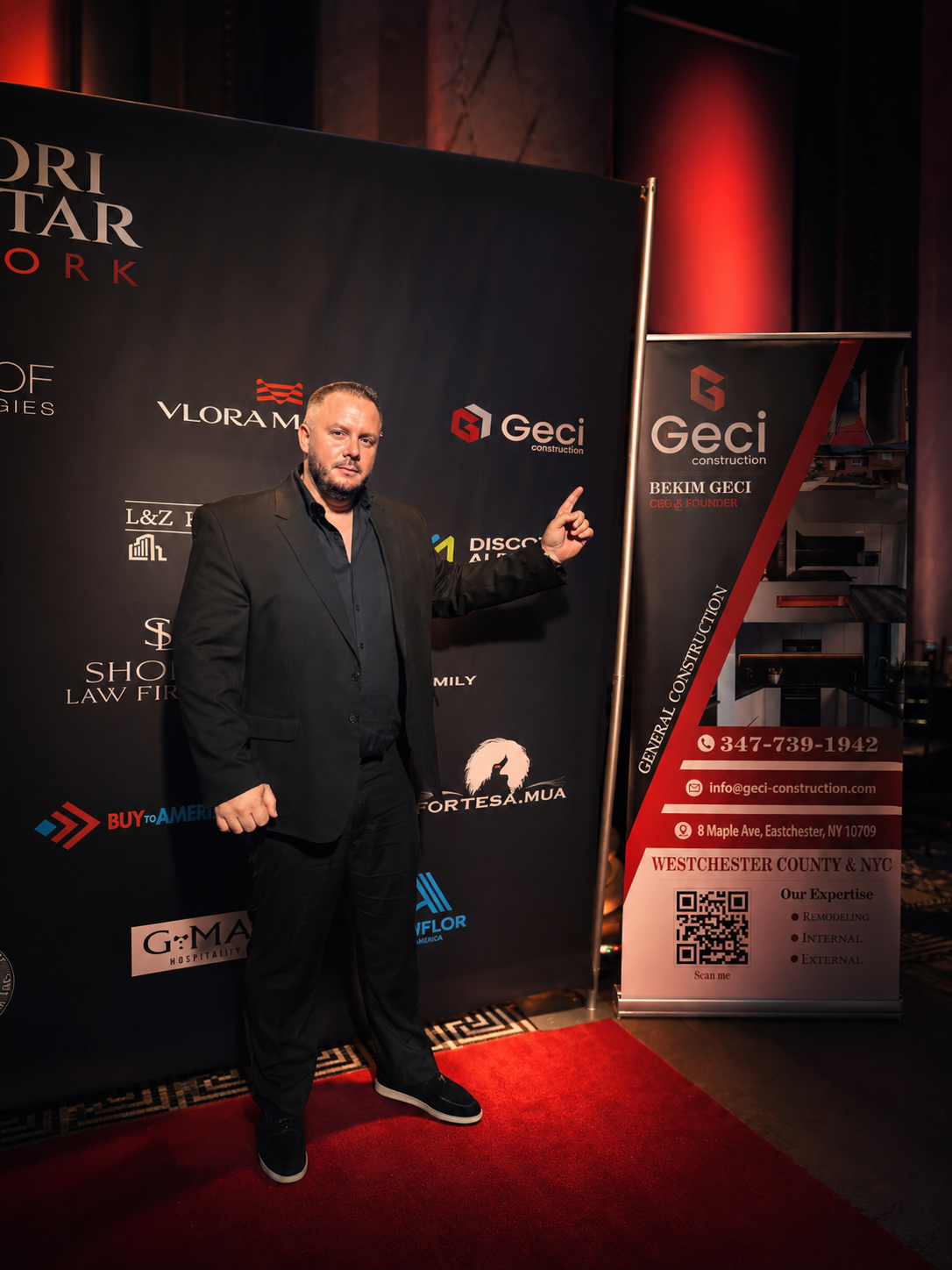 Bekim Geci, founder of Geci Construction